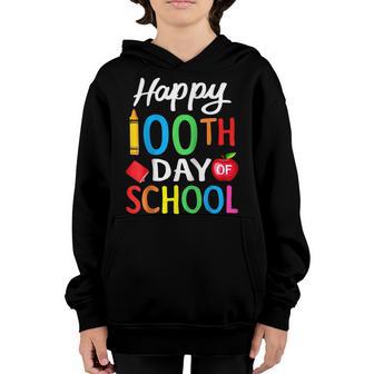 Happy 100Th Day Of School For Teacher Or Child V2 Youth Hoodie - Thegiftio UK