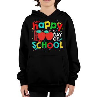 Happy 100Th Day Of School Kindergarten Teacher Or Student V2 Youth Hoodie - Thegiftio UK