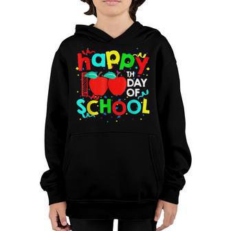 Happy 100Th Day Of School Kindergarten Teacher Or Student Youth Hoodie - Thegiftio UK