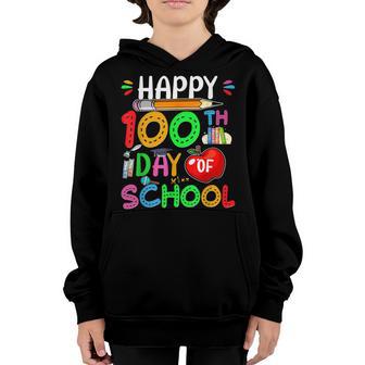 Happy 100Th Day Of School Teacher Kids Smarter Costume Gift Youth Hoodie - Thegiftio UK