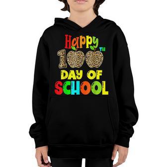 Happy 100Th Day Of School Teachers Student Happy 100 Days Youth Hoodie - Thegiftio UK