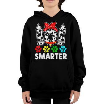 Happy 101 Days School Cute Dog 100 Days Smarter Student V2 Youth Hoodie - Thegiftio UK