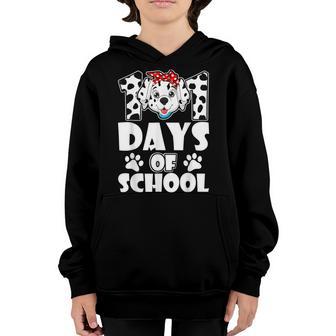 Happy 101 Days School Cute Dog 100 Days Smarter Student Youth Hoodie - Thegiftio UK