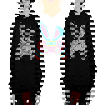 Happy Easter Day Bunny Egg Funny N Boys Men Kids Gamer Youth Hoodie | Mazezy