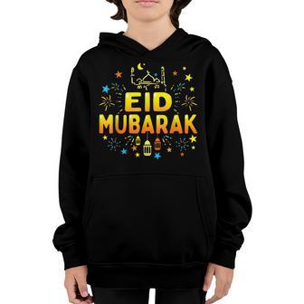 Happy Eid Mubarak For Muslim Kids Eid Al Fitr Eid Al Adha Youth Hoodie - Thegiftio UK