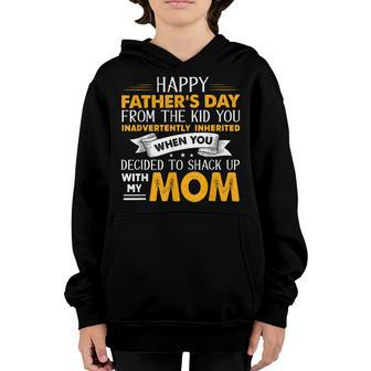 Happy Fathers Day From The Kid You Inadvertently Inherited Youth Hoodie - Thegiftio UK