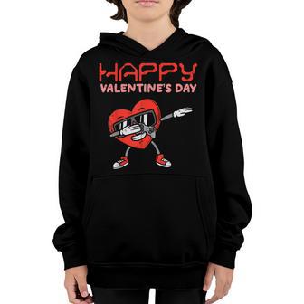 Happy Valentines Day Dab Heart Gamer Valentine Boys Men Kids Youth Hoodie - Thegiftio UK