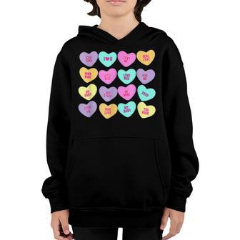 Heart Candy Valentines Day 2023 Men Woman & Kids Youth Hoodie - Thegiftio UK