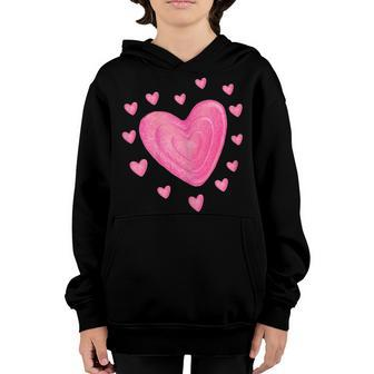 Hearts T Shirt Kids School Tshirt Valentines Day Girls Boys Youth Hoodie | Mazezy
