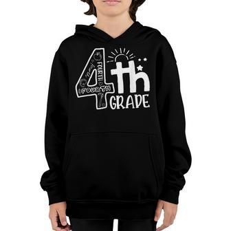 Hello 4Th Grade Teacher Boys And Team Fourth Grade Girls Youth Hoodie - Thegiftio UK