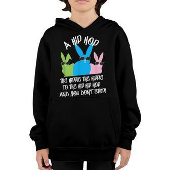 Hip Hop Easter Bunny Old School Hip Hop Youth Hoodie | Mazezy