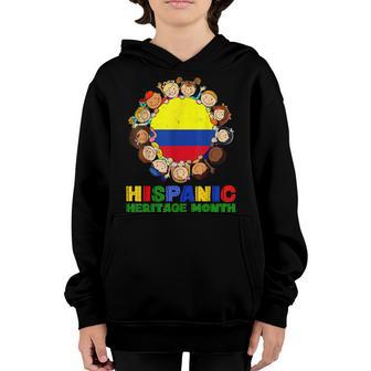 Hispanic Heritage Month Colombia Kids Boys Girls Youth Hoodie - Thegiftio UK