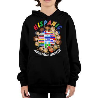 Hispanic Heritage Month Kids Boy Girl Toddler Latino V3 Youth Hoodie - Thegiftio UK