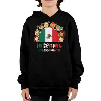 Hispanic Heritage Month Mexico Pride Kids Boys Girls Youth Hoodie - Thegiftio UK