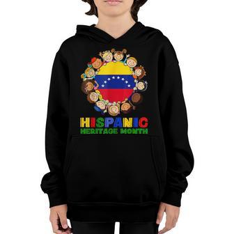 Hispanic Heritage Month Venezuela Kids Boys Girls V2 Youth Hoodie - Thegiftio UK
