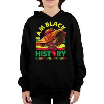 I Am The Strong African Queen Girls Black History Month V3 Youth Hoodie - Thegiftio UK