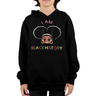 I Am The Strong African Queen Girls - Black History Month Youth Hoodie - Thegiftio UK