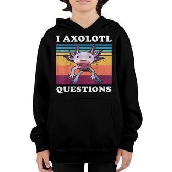 I Axolotl Questions Kids Cute Axolotl V2 Youth Hoodie - Thegiftio UK