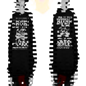 I Have Two Titles Brother And Gamer And I Crush Them Both V3 Youth Hoodie - Seseable