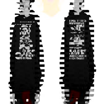 I Have Two Titles Son And Gamer And I Crush Them Both V4 Youth Hoodie - Seseable