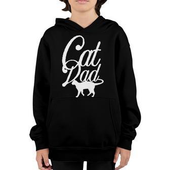 I Love Cats Dad Father Men Kitty Papa Christmas Girl Meow V5 Youth Hoodie - Thegiftio UK