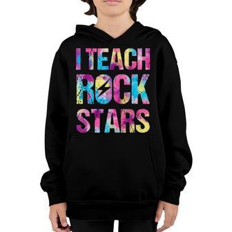 I Teach Rockstars Funny Music Teacher Back To School Youth Hoodie - Thegiftio UK