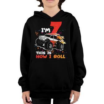 Im 7 Years Old Birthday Boy Gifts 7Th Birthday Youth Hoodie - Thegiftio UK