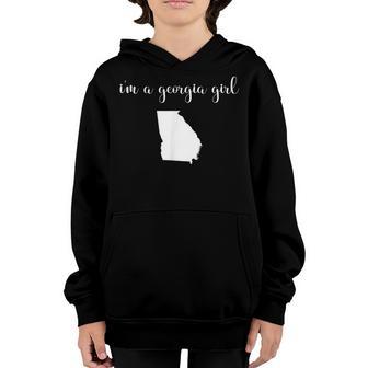 Im A Georgia Girl - State Map Georgia Youth Hoodie - Thegiftio UK