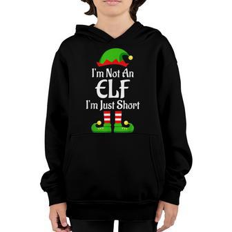 Im Not An Elf Family Christmas Pjs Matching Men Women Kids Youth Hoodie - Thegiftio UK