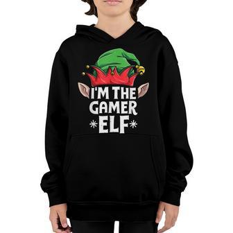 Im The Gamer Elf Christmas Family Matching Pajamas Xmas Youth Hoodie - Thegiftio UK