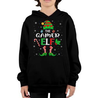 Im The Gamer Elf Cute Family Christmas Matching Youth Hoodie - Thegiftio UK