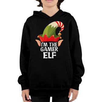 Im The Gamer Elf Matching Group Christmas Funny Gifts Ns Youth Hoodie - Thegiftio UK