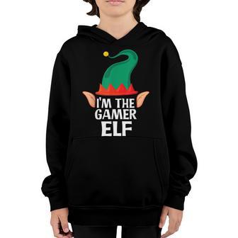 Im The Gamer Elf Matching Group Christmas Funny Gifts Ns Youth Hoodie - Thegiftio UK