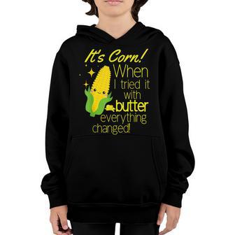 Its Corn It Has The Juice Corn Costume Funny Kids Womens Youth Hoodie - Thegiftio UK