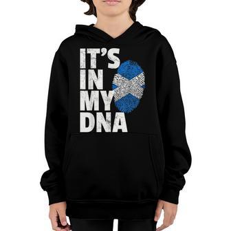 Its In My Dna Scotland Flag Scottish Men Women Kids Youth Hoodie - Thegiftio UK