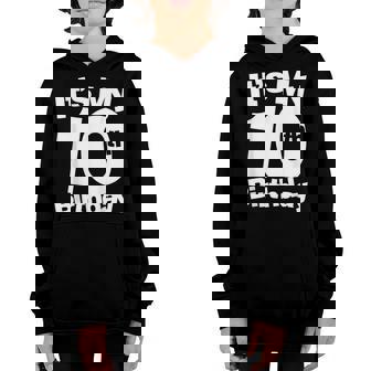 Its My 10Th Birthday Shirt Girls 10Th Birthday Shirt Youth Hoodie | Mazezy