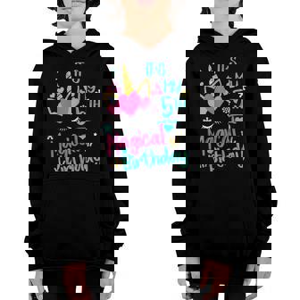 Its My 5Th Magical Birthday Girls Unicorn Birthday Youth Hoodie | Mazezy