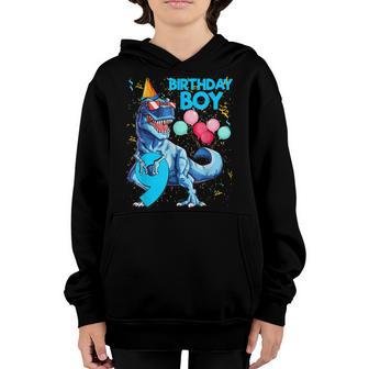 Its My 9Th Birthday Boy Funny Dinosaur Birthday 9 Year Old Youth Hoodie - Thegiftio UK