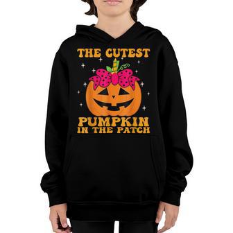 Jackolantern Halloween Pumpkin Unicorn Girl Toddler Kid Cute V6 Youth Hoodie - Thegiftio UK