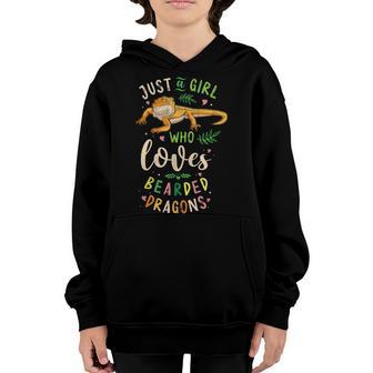 Just A Girl Who Loves Bearded Dragons Youth Hoodie - Thegiftio UK
