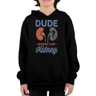 Kidney Stone Survivor Transplant Donor Removal Surgery Gag Youth Hoodie - Thegiftio UK