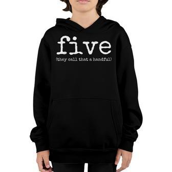 Kids 5Th Birthday Shirt For Boys - Gift For 5 Year Old Kids Youth Hoodie