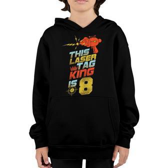 Kids 8 Year Old Laser Tag Birthday Party 8Th Gift Shirt Youth Hoodie | Mazezy