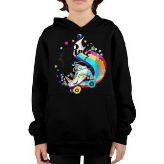 Kids 9 Year Old Birthday Shirt Girl Roller Skate Unicorn Outfit Youth Hoodie | Mazezy