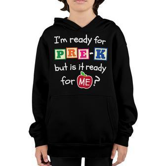 Kids First Day Of Pre-K Shirt Hello Boys Girls Back To School Youth Hoodie | Mazezy AU