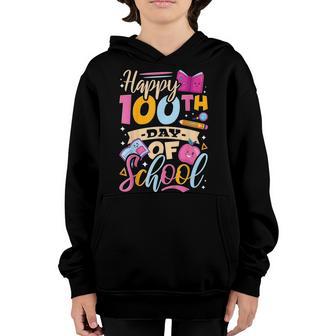 Kids Happy 100Th Day Of School First Grader Youth Hoodie - Thegiftio UK