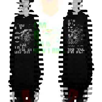 Kids Im 6 This Is How I Roll 6 Years Old 6Th Birthday Youth Hoodie | Mazezy