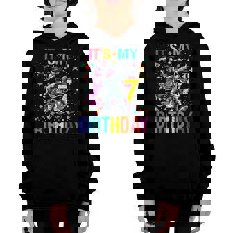 Kids Its My 7Th Birthday Astronaut Space Youth Hoodie | Mazezy