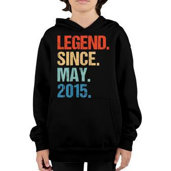 Kids Legend Since May 2015 4Th Birthday Gift 4 Years Old Shirt Youth Hoodie | Mazezy