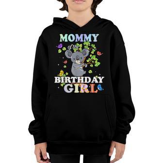 Koala Bear Birthday Mommy Of The Birthday Girl Koalas Birthd Youth Hoodie - Thegiftio UK